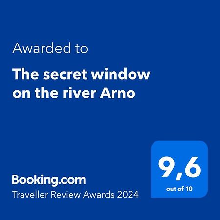 The Secret Window On The River Arno Florença Exterior foto